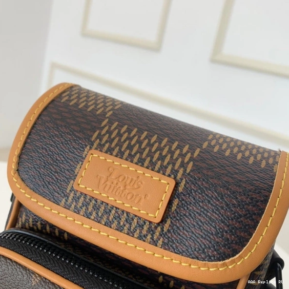 Aaa replica bags VUITTON NANO MESSENGER LOUIS AMAZONE 0710